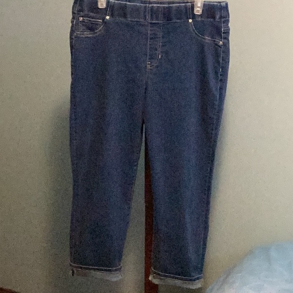 CHARLIE B Denim - CHARLIE B Blue Ankle Cropped Jeans